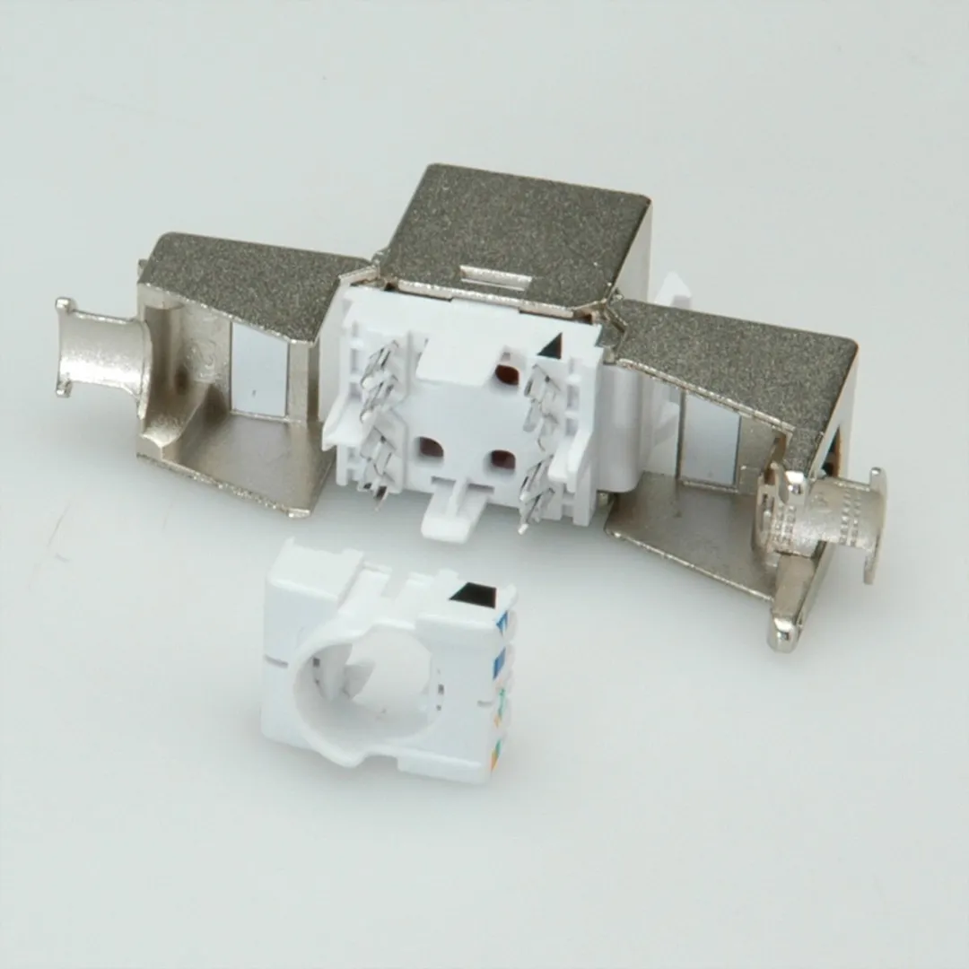 Roline Cat.6A Keystone RJ-45 Zilver