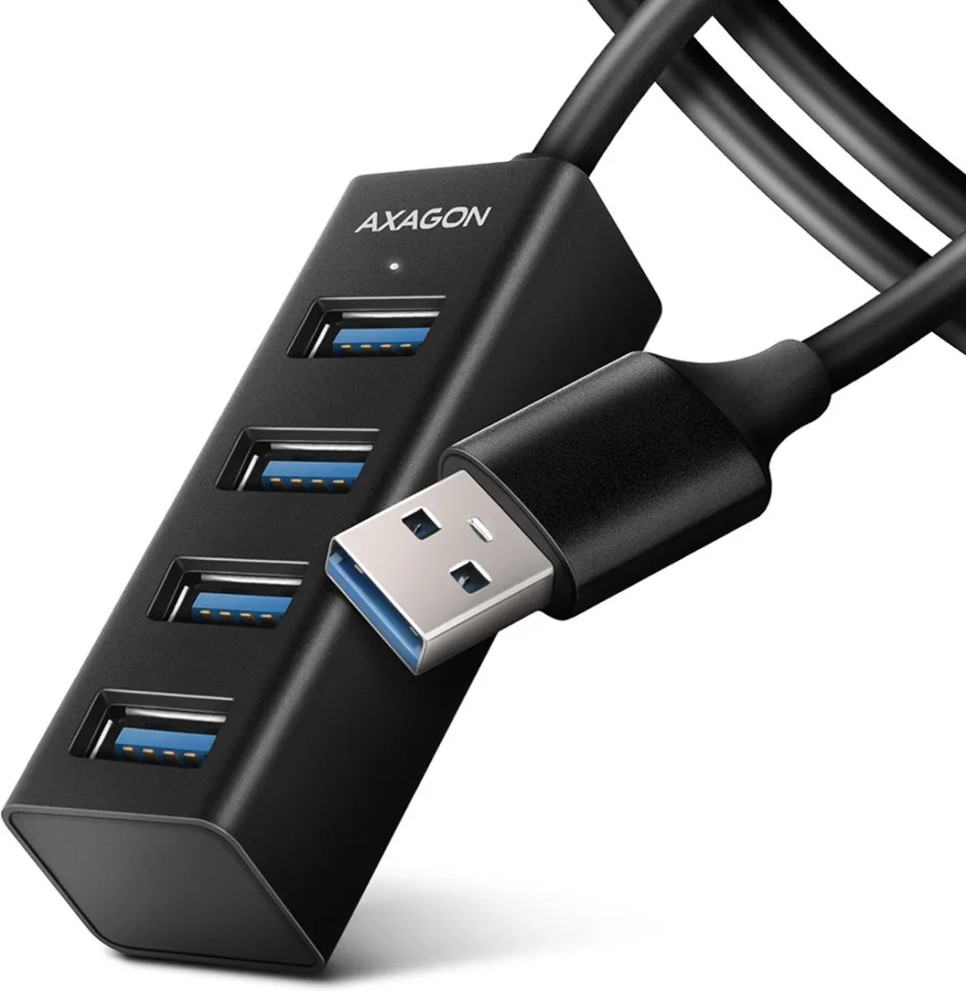 Axagon HUE-M1AL USB-hub 4 Poorten USB-A 5Gbps