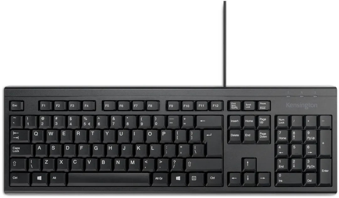 Kensington KB100 EQ Wired Toetsenbord - Zwart