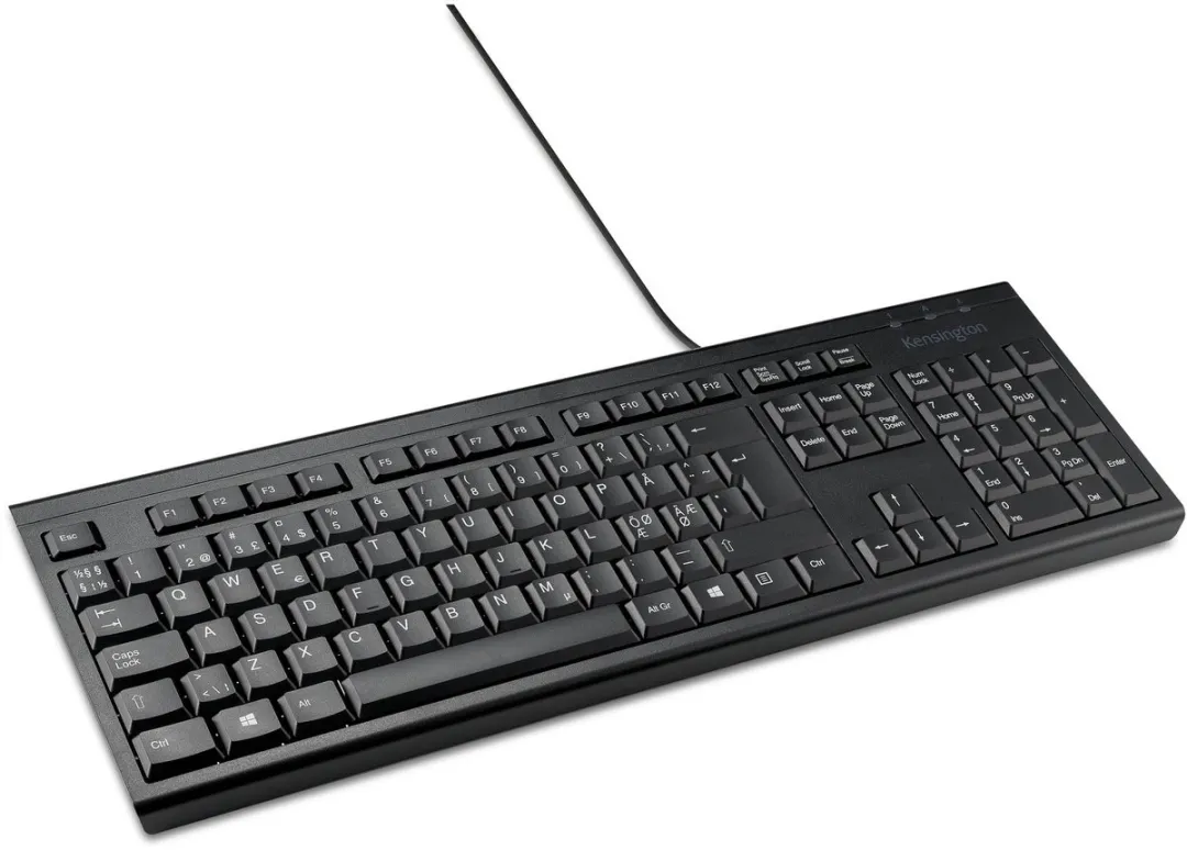 Kensington KB100 EQ Wired Toetsenbord - Zwart