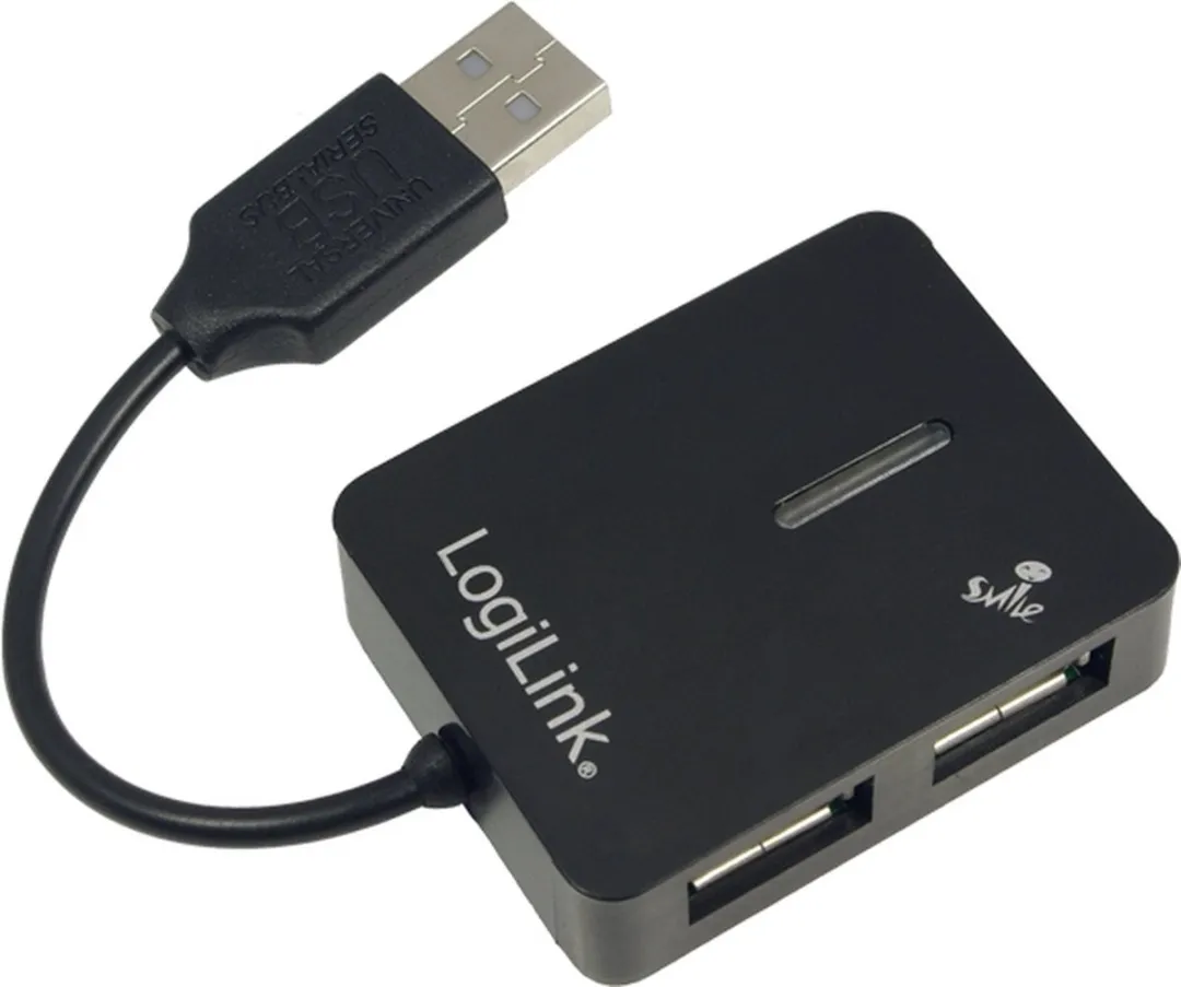 Logilink USB 2.0 Hub UA0139 - 4 Poorten - Zwart
