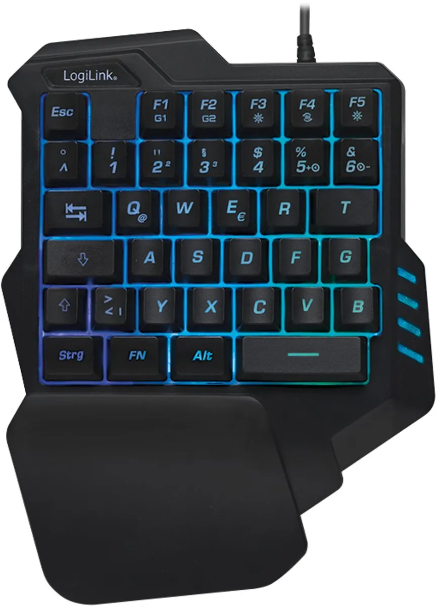 Logilink ID0181 Gaming Toetsenbord - USB - Zwart