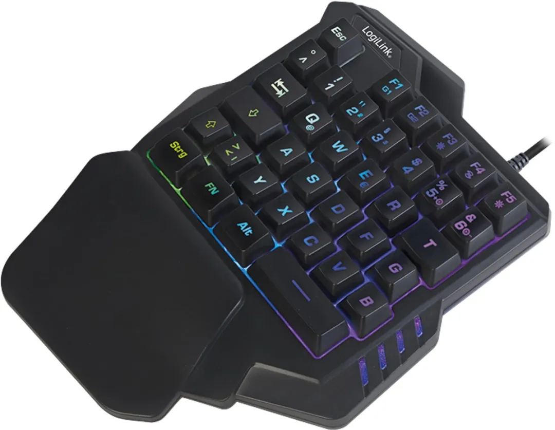 Logilink ID0181 Gaming Toetsenbord - USB - Zwart