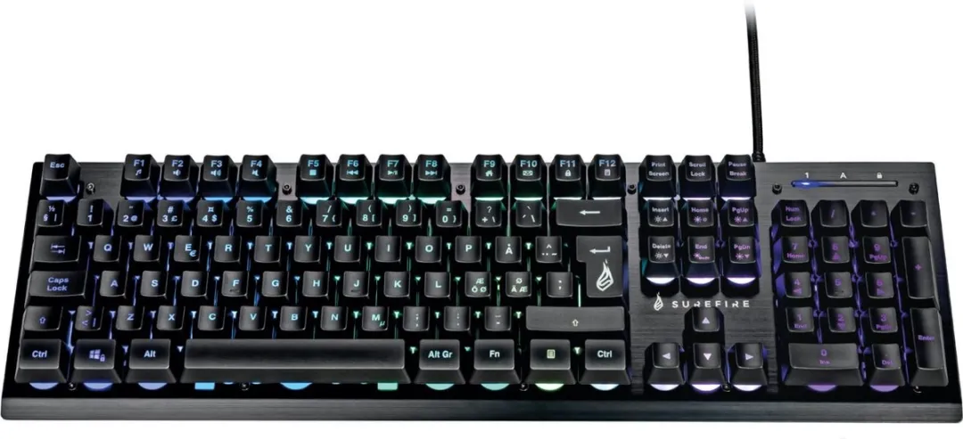 Verbatim KingPin X2 RGB Toetsenbord - Zwart - 48708