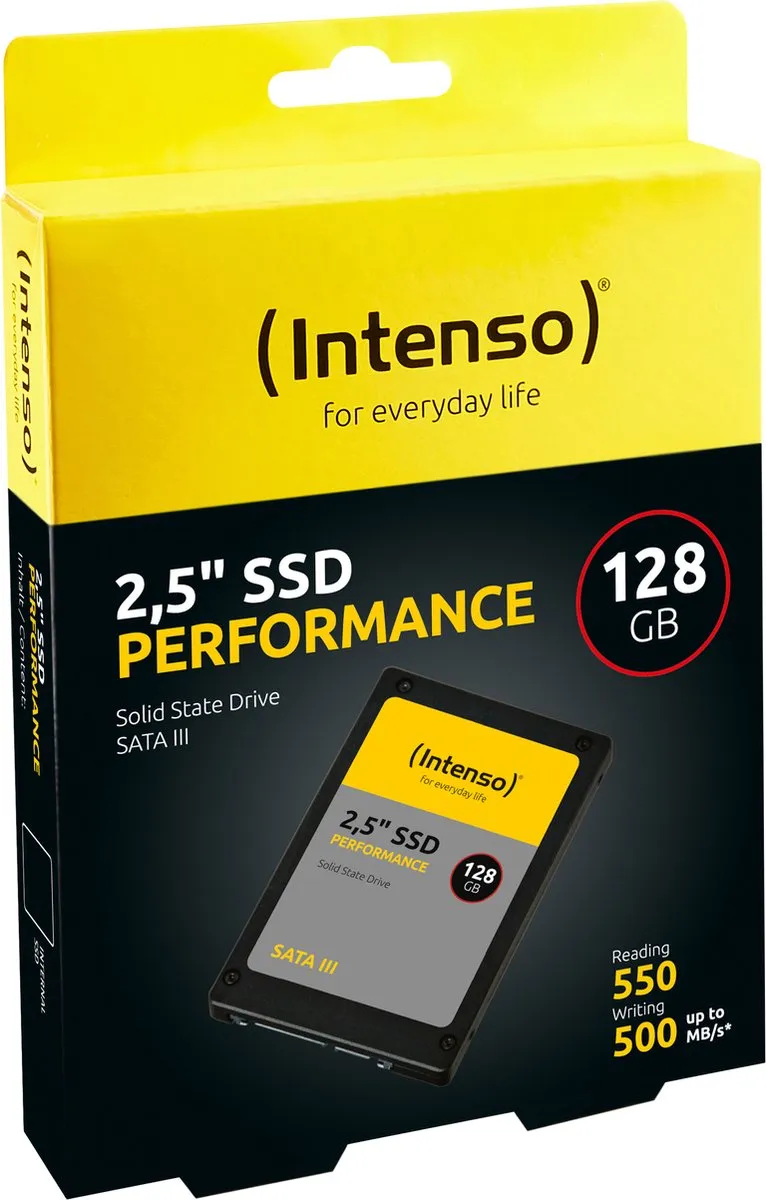 Intenso 2.5 inch SSD 3814430 - 128GB - 550 MB/s