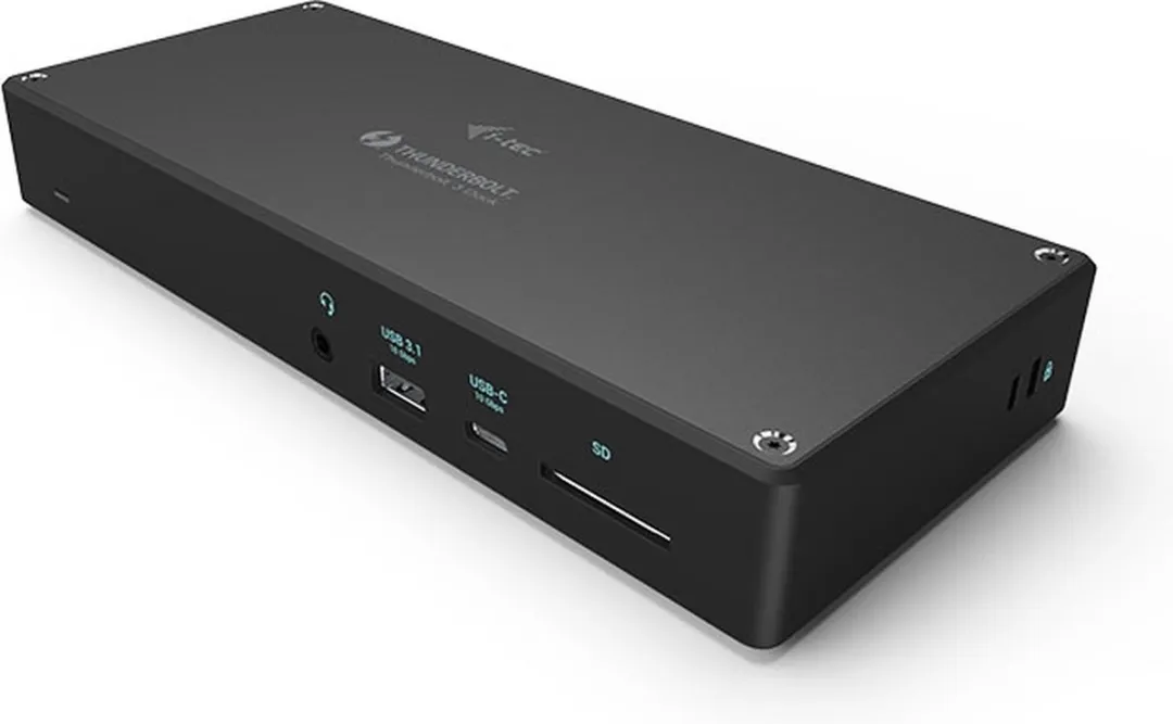 I-tec Thunderbolt 3 TB3TRIPLEDOCKPD Docking Station - 96W - Zwart - afbeelding 6 van 6