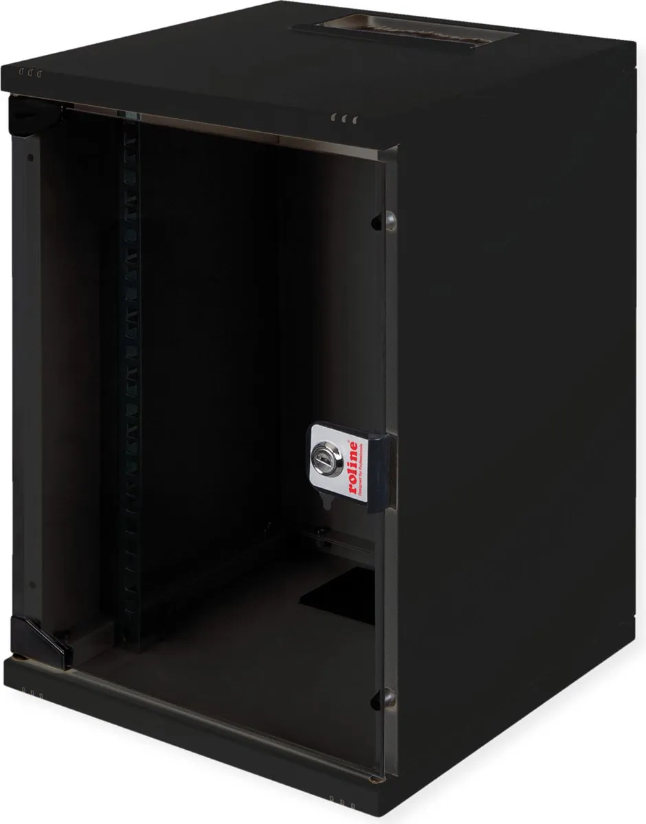 Roline 10-inch Wandbehuizing 9U 312x300mm - Zwart