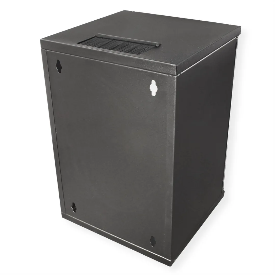 Roline 10-inch Wandbehuizing 9U 312x300mm - Zwart - afbeelding 6 van 6