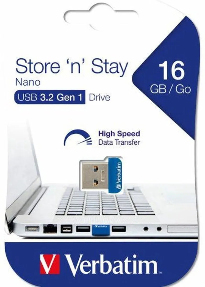 Verbatim Store 'n' Stay Nano 98709 - USB-stick - 16 GB