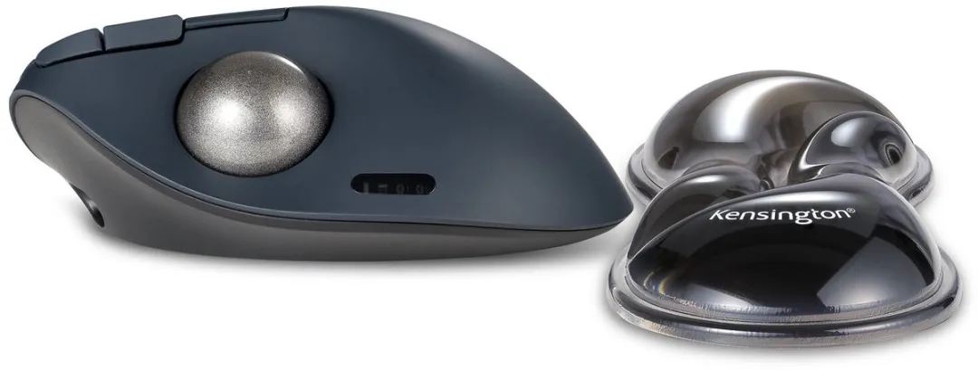 Kensington Slim Duo Gel Muis/Trackball K62438WW - Zwart