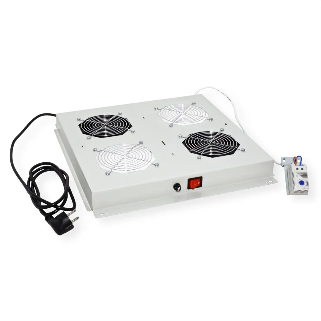 Roline 19-inch Dakventilatie Unit - 2 Ventilatoren - Grijs - afbeelding 6 van 6