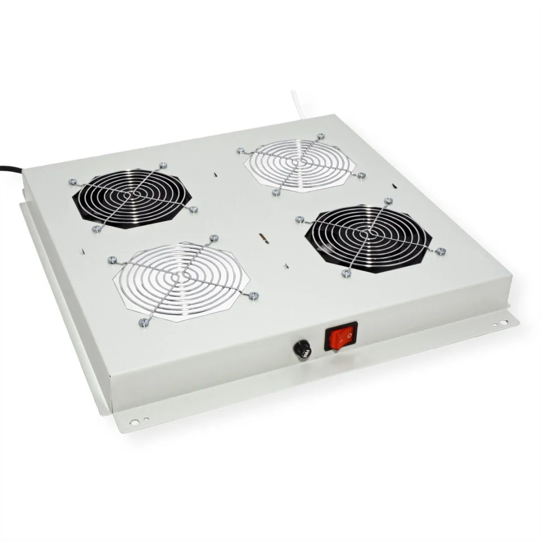 Roline 19-inch Dakventilatie Unit - 2 Ventilatoren - Grijs - afbeelding 4 van 6