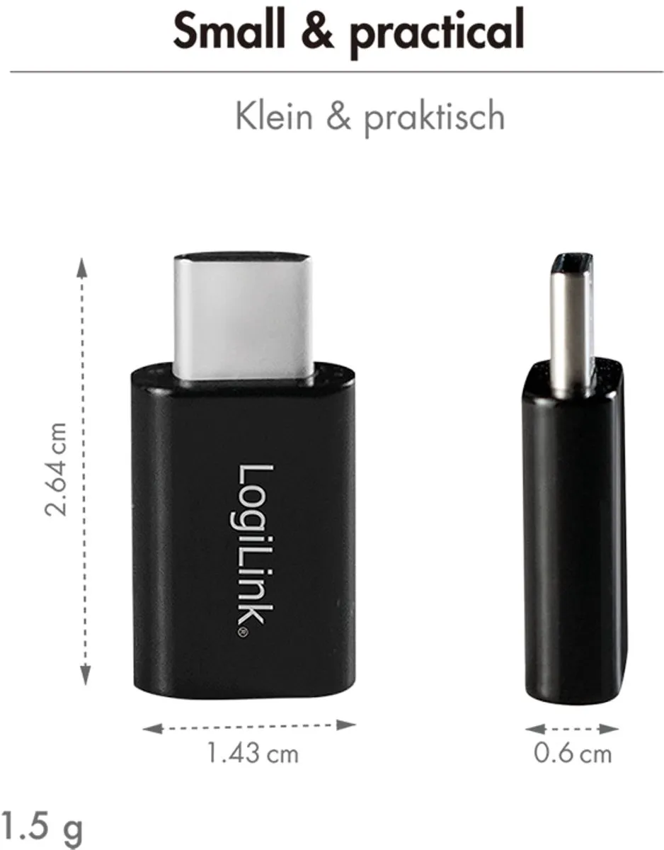 Logilink BT0048A USB-C naar Bluetooth 5.3 Adapter - Zwart - afbeelding 6 van 6