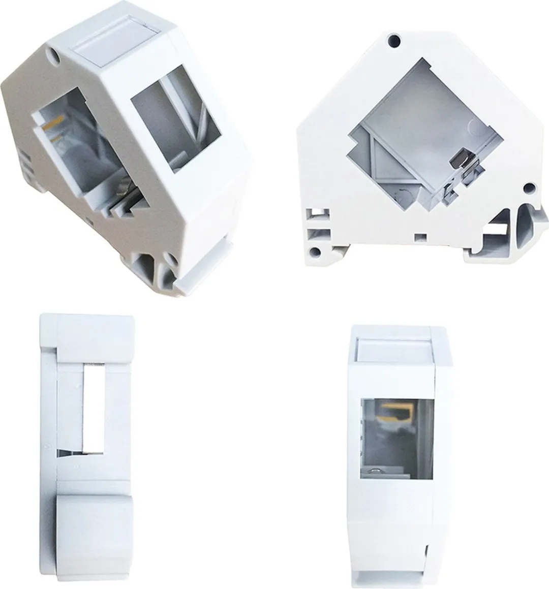 Roline Montagerailadapter Keystone - 1x Ethernet - Zilver