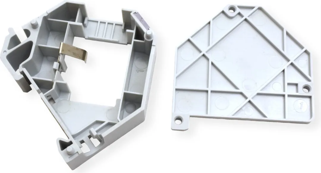 Roline Montagerailadapter Keystone - 1x Ethernet - Zilver