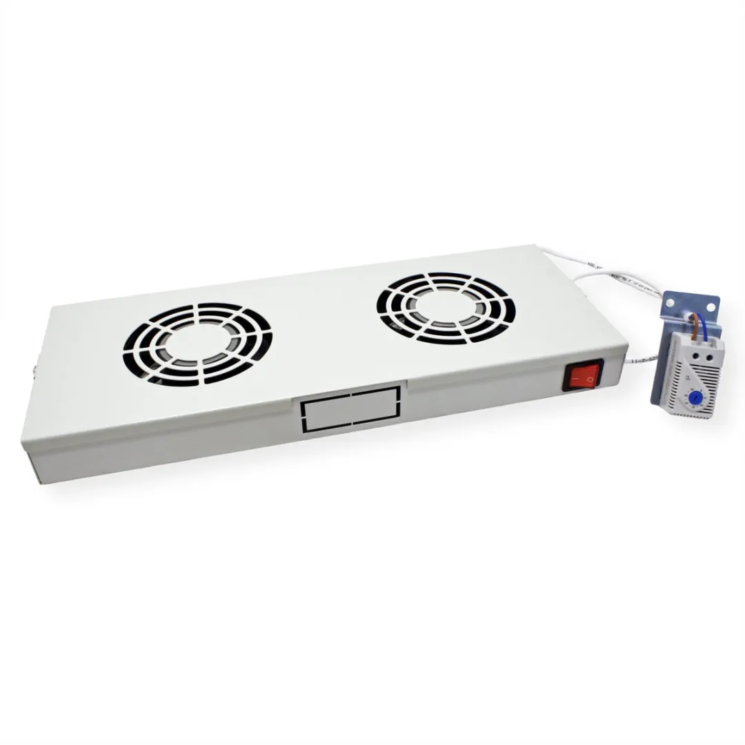 Roline 19-inch Ventilatorunit 2 Ventilatoren - Grijs - afbeelding 5 van 6