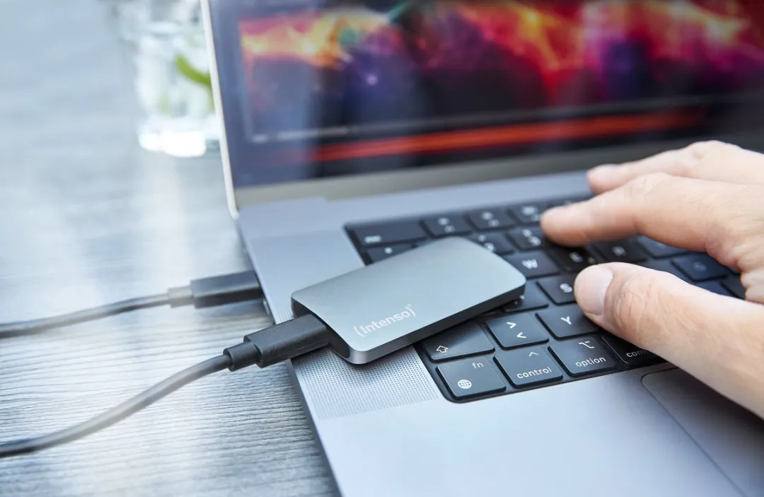 Intenso TX800 1TB Externe SSD - Aluminium - Antraciet
