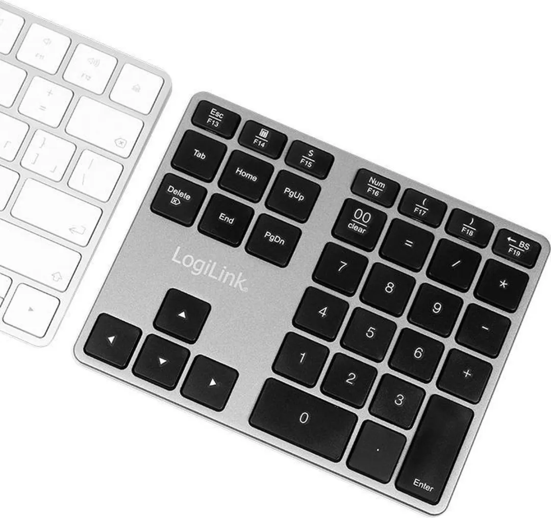 Logilink ID0187 Bluetooth Numeriek Toetsenbord - Aluminium - Zwart - afbeelding 6 van 6