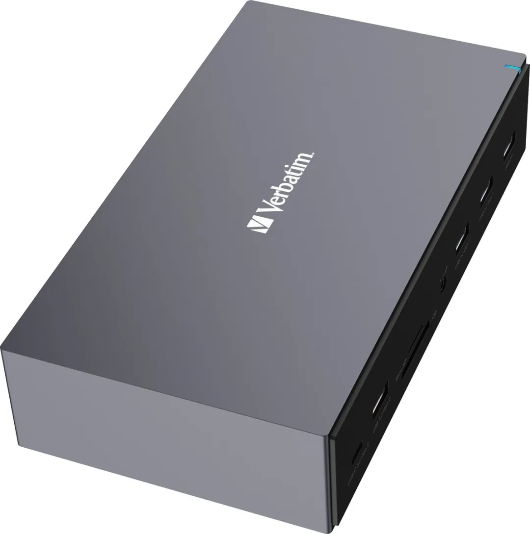 Verbatim CDS-17 USB-C Dockingstation - Grijs/Zwart