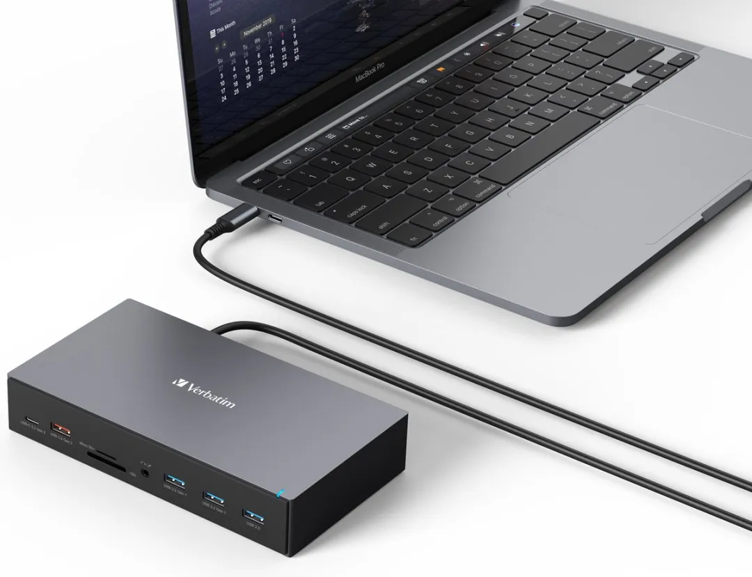 Verbatim CDS-17 USB-C Dockingstation - Grijs/Zwart - afbeelding 6 van 6