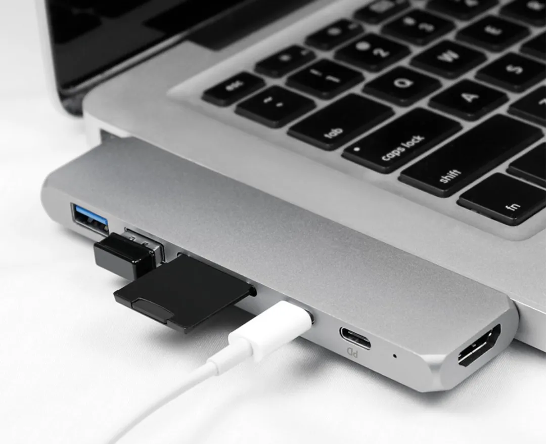 Logilink UA0302 USB-C Dockingstation - Zilver-zwart
