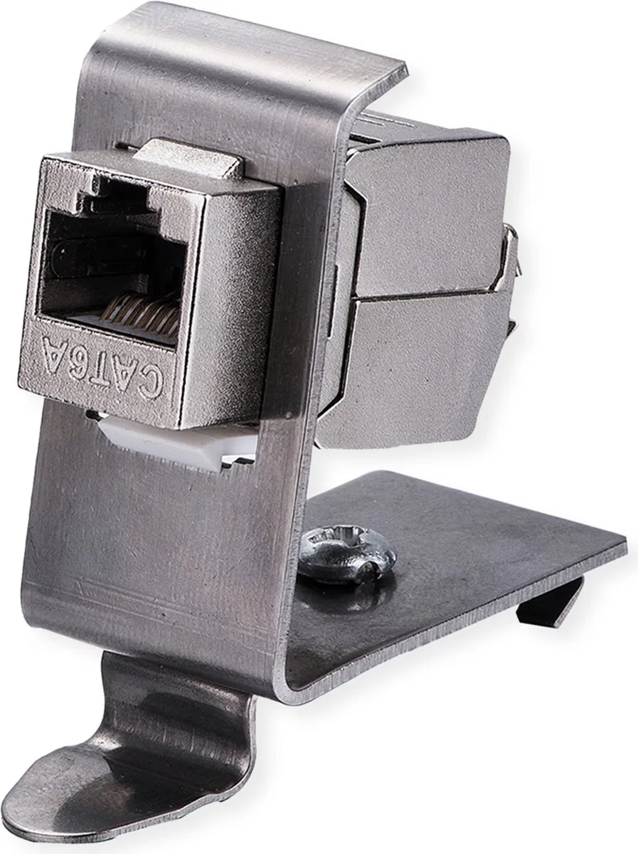 Roline DIN-rail Adapter 1x Keystone - Zilver - afbeelding 3 van 6