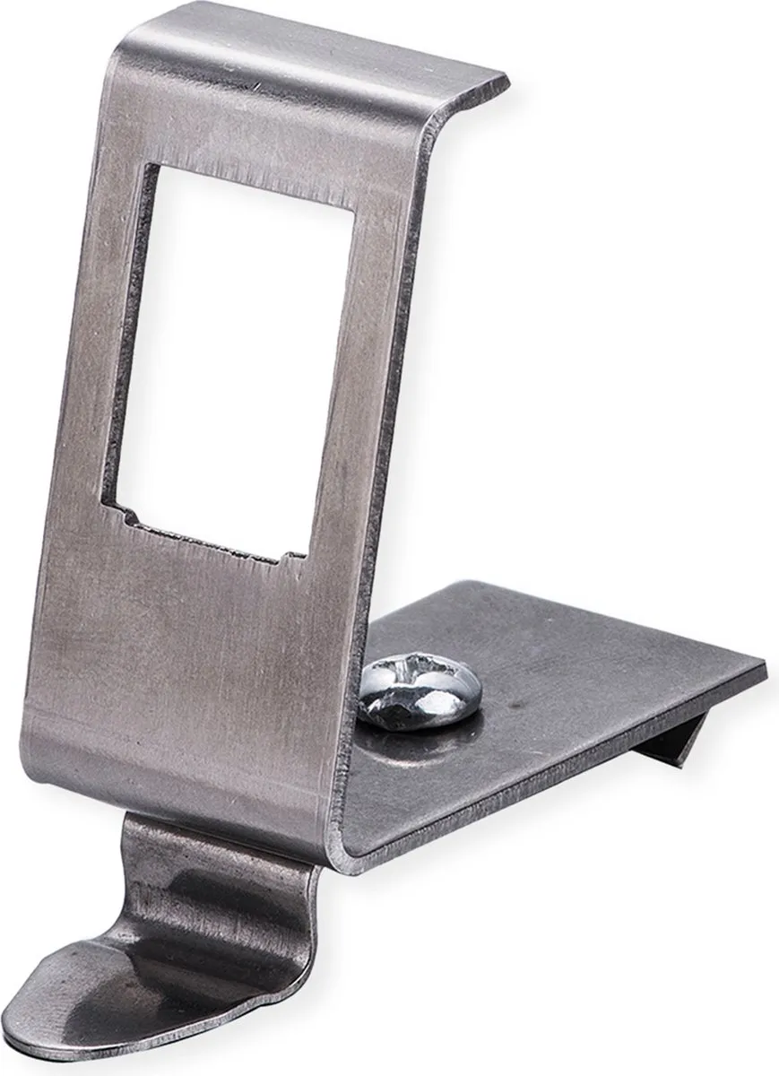 Roline DIN-rail Adapter 1x Keystone - Zilver - afbeelding 2 van 6