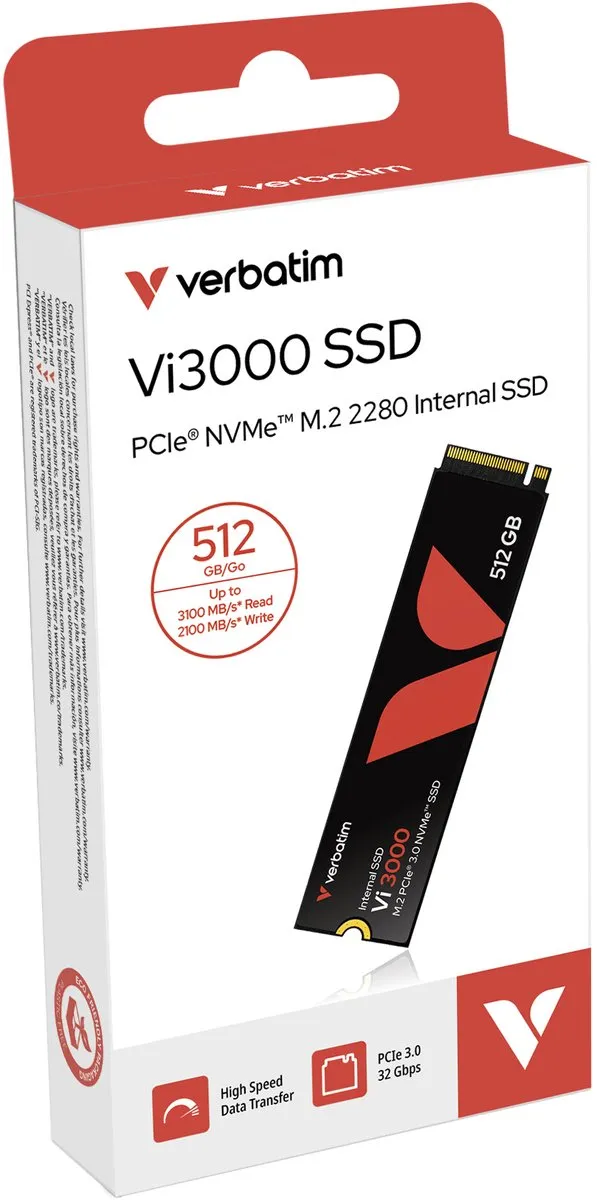 Verbatim Vi3000 49374 M.2 SSD - 512GB - afbeelding 6 van 6