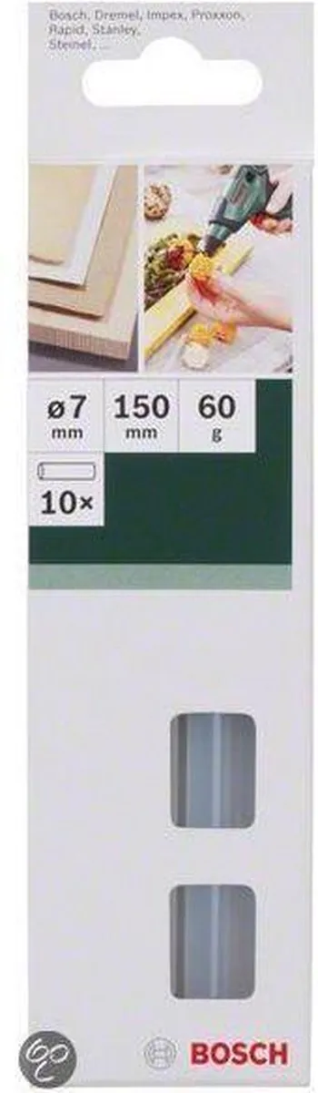 Bosch Lijmstick Transparant - 10 Stuks 7mm