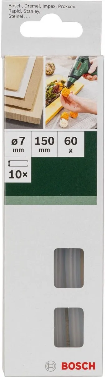Bosch Lijmstick Transparant - 10 Stuks 7mm