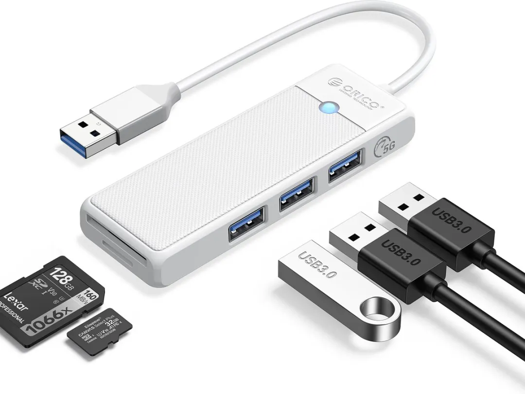 ORICO PAPW3AT-015 USB-C Hub 3x USB-A SD/MicroSD