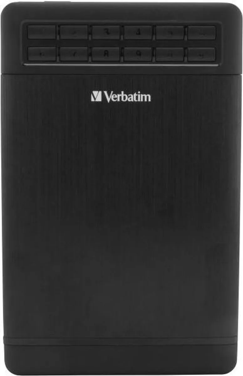 Verbatim Secure Enclosure Kit 53405 - 3,5" USB-C Behuizing - Zwart