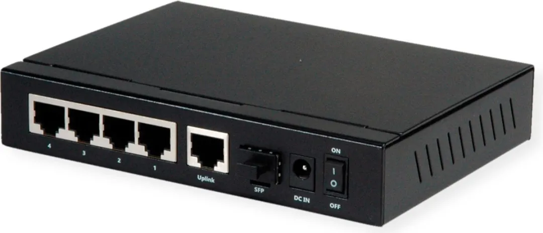 Roline Gigabit Ethernet Switch 6 Poorten