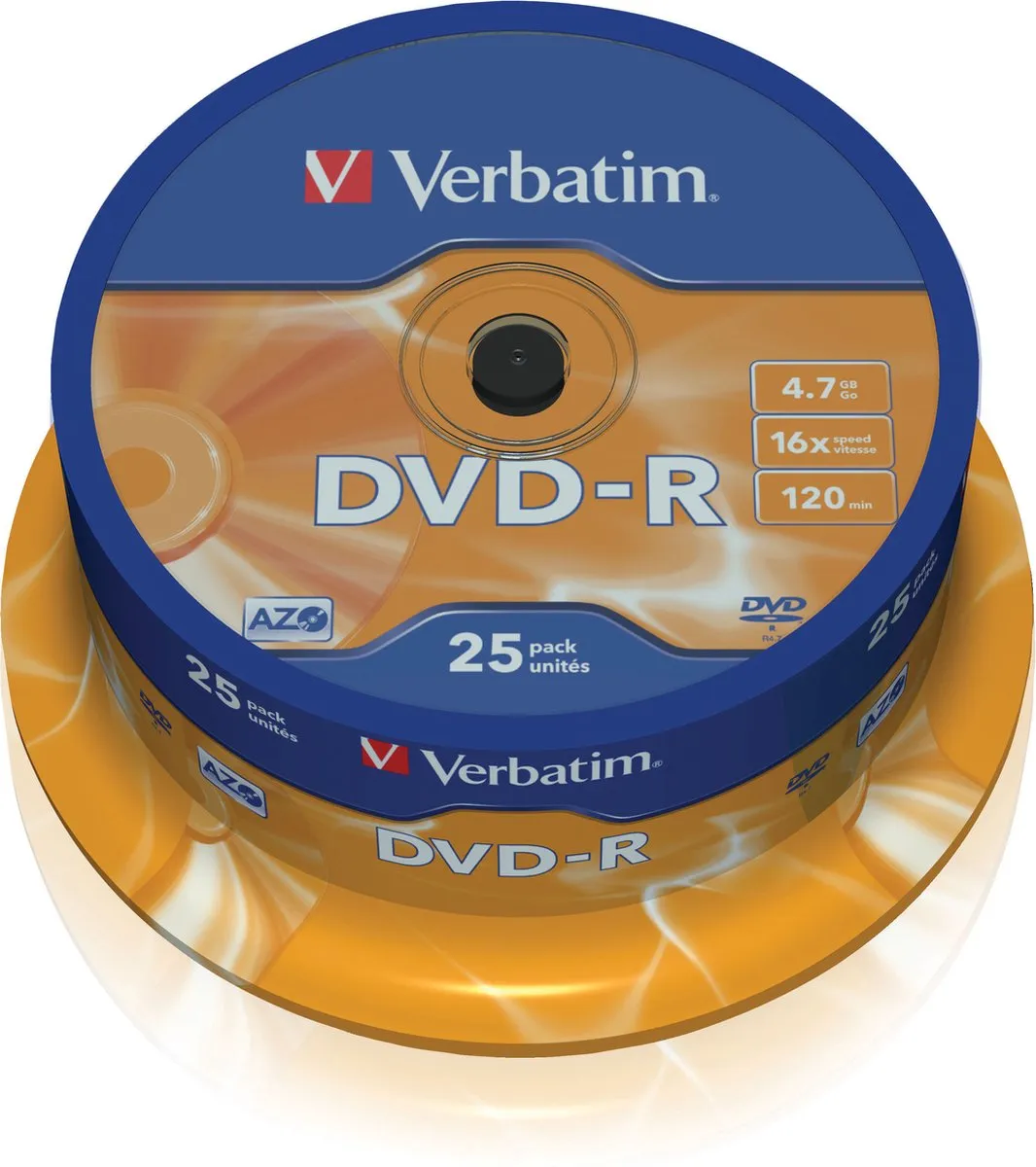 Verbatim 43522 DVD-R Schijven - 25 Stuks