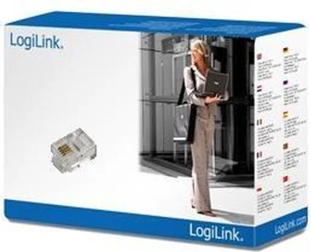 Logilink RJ11 Transparant Connector MP0018