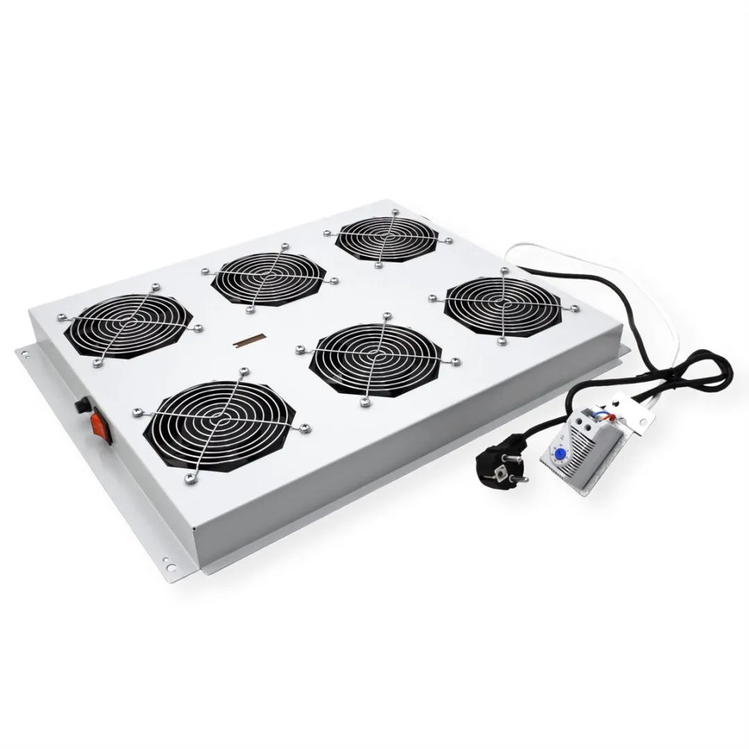 Roline 19-inch Dakventilatorunit 6 Ventilatoren - Grijs - afbeelding 6 van 6