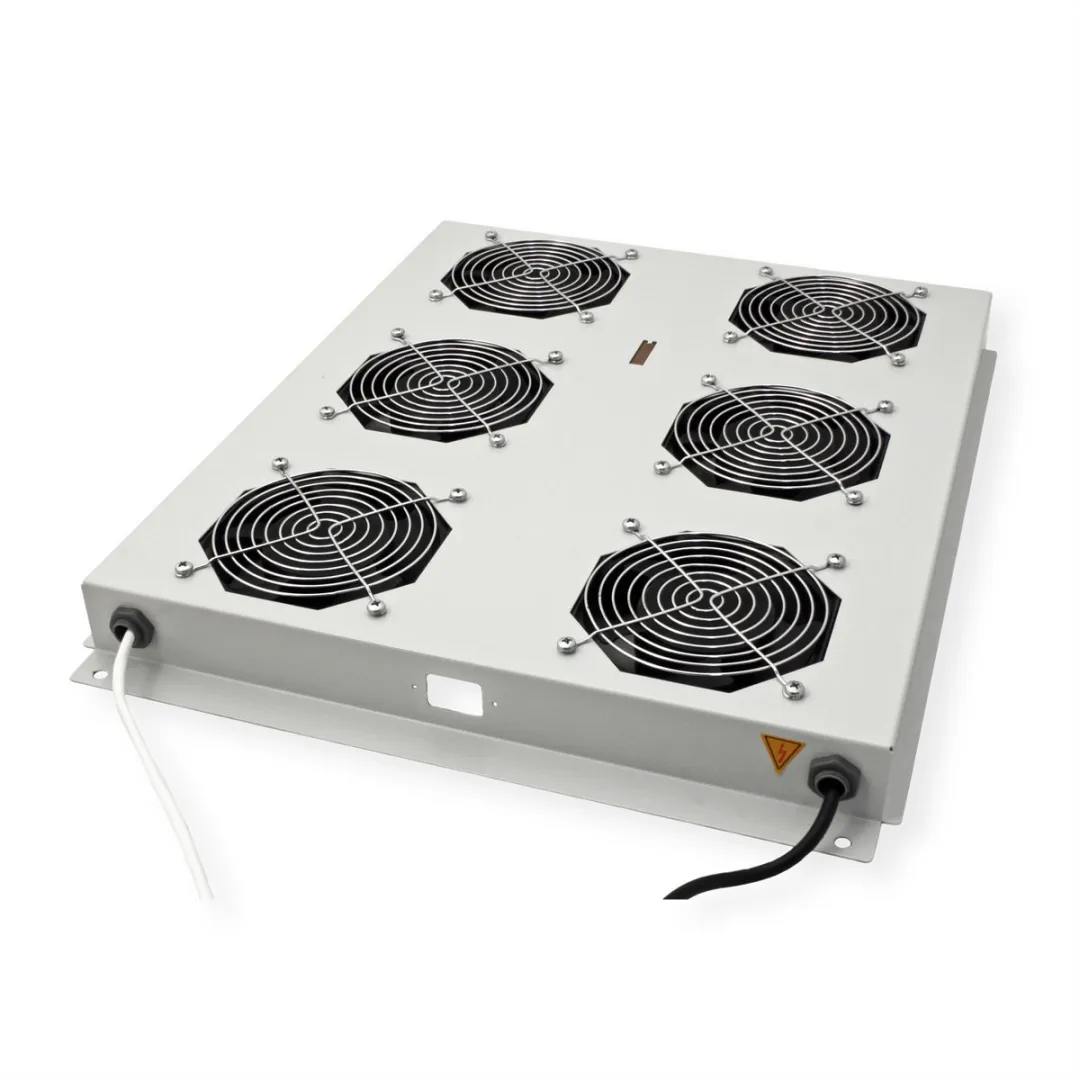 Roline 19-inch Dakventilatorunit 6 Ventilatoren - Grijs - afbeelding 2 van 6