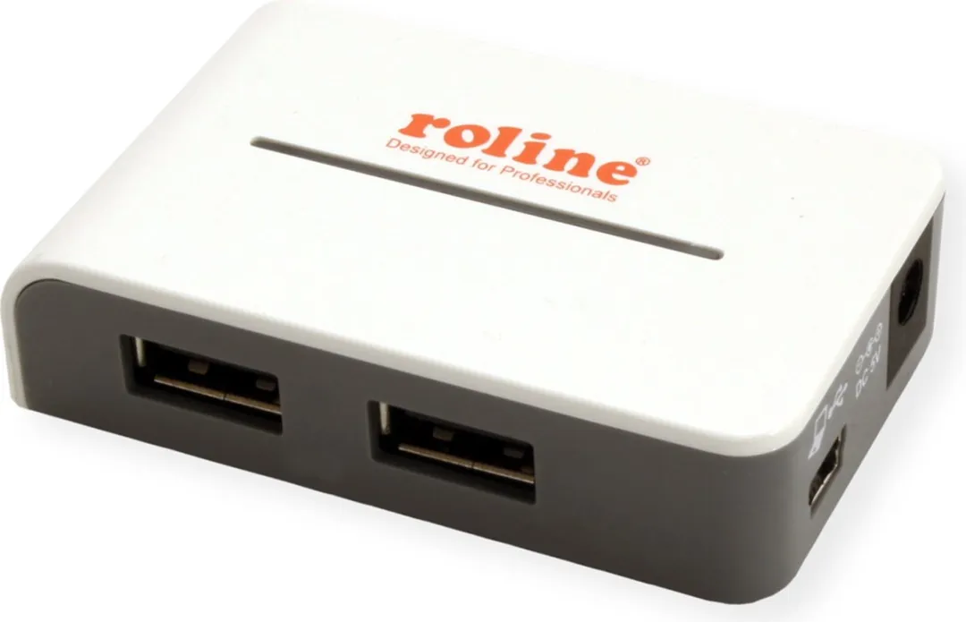 Roline USB 2.0 Hub 4 Poorten - Wit - afbeelding 4 van 6