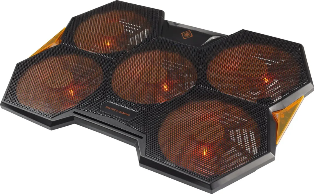 Deltaco GAM-072 Laptopkoeler 5 Ventilatoren