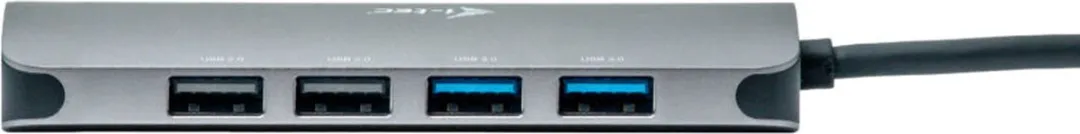 I-tec USB-C Metal Nano C31NANOHDM2DOCPD Docking Station 100W - Zilver