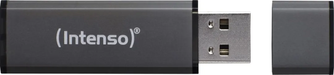Intenso Alu Line USB-stick 64GB - Antraciet