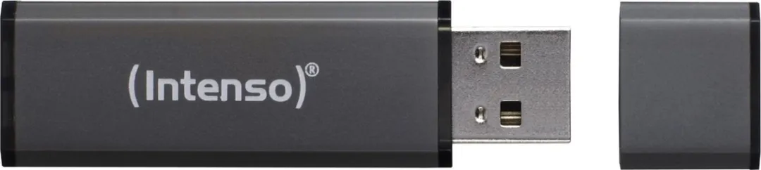 Intenso Alu Line USB-stick 64GB - Antraciet