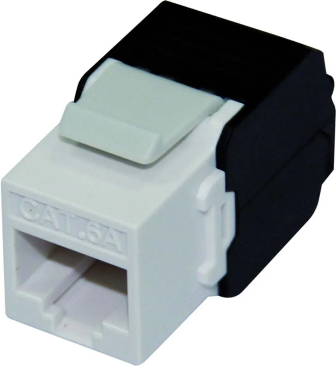 Roline Cat.6A Keystone RJ45 - Wit - afbeelding 5 van 6