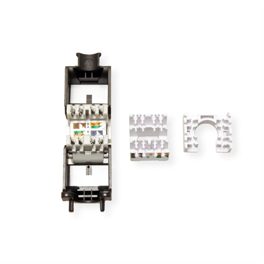 Roline Cat.6A Keystone RJ45 - Wit - afbeelding 2 van 6