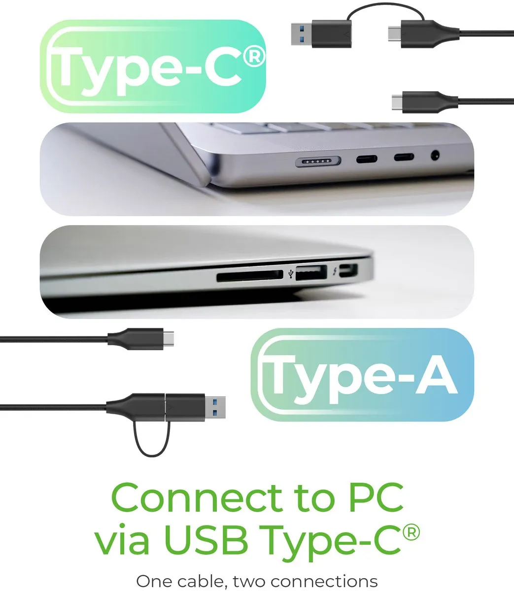 Icy Box IB-201T-CU31 SSD-behuizing 2.5" - USB-C - Zwart