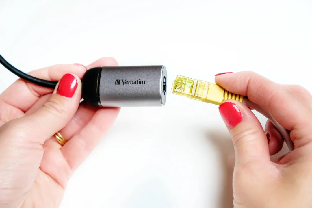 Verbatim USB-C naar RJ45 Adapter 49146 - Zilver