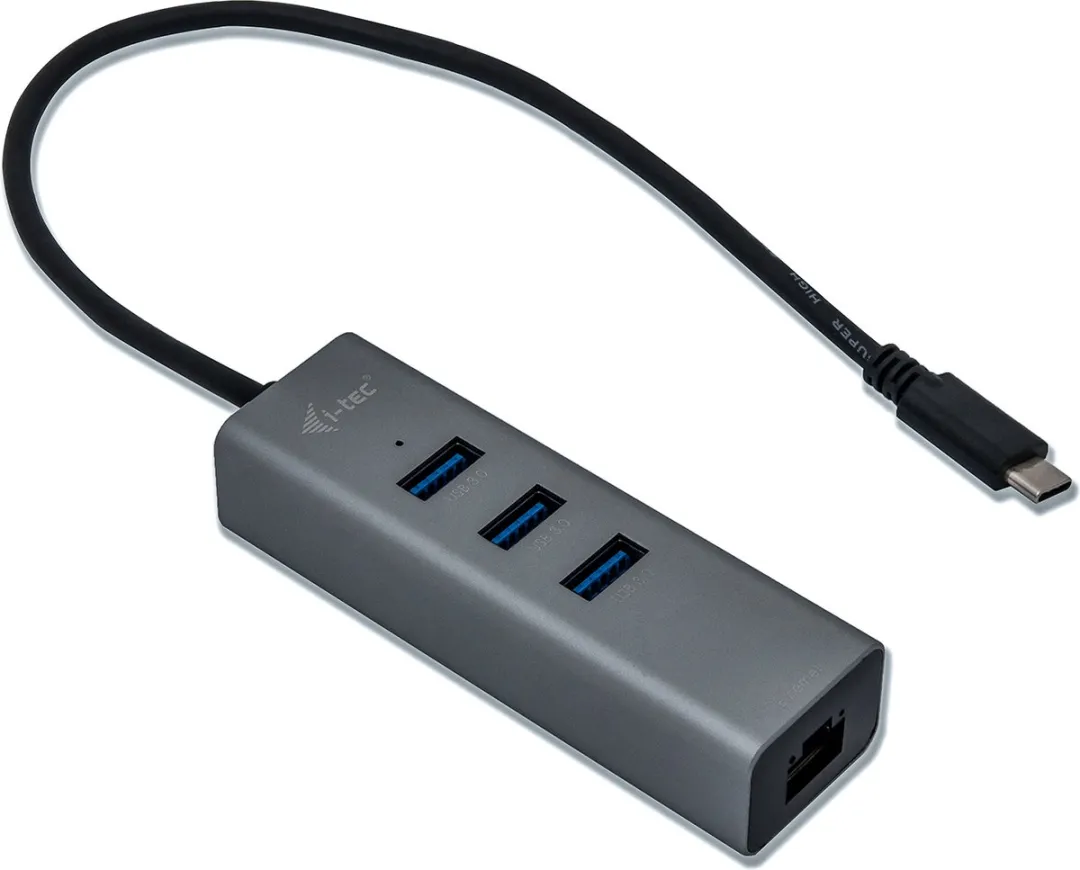 I-tec C31METALG3HUB USB-C HUB 3 Poorten - Ethernet 1000Mbit - afbeelding 6 van 6