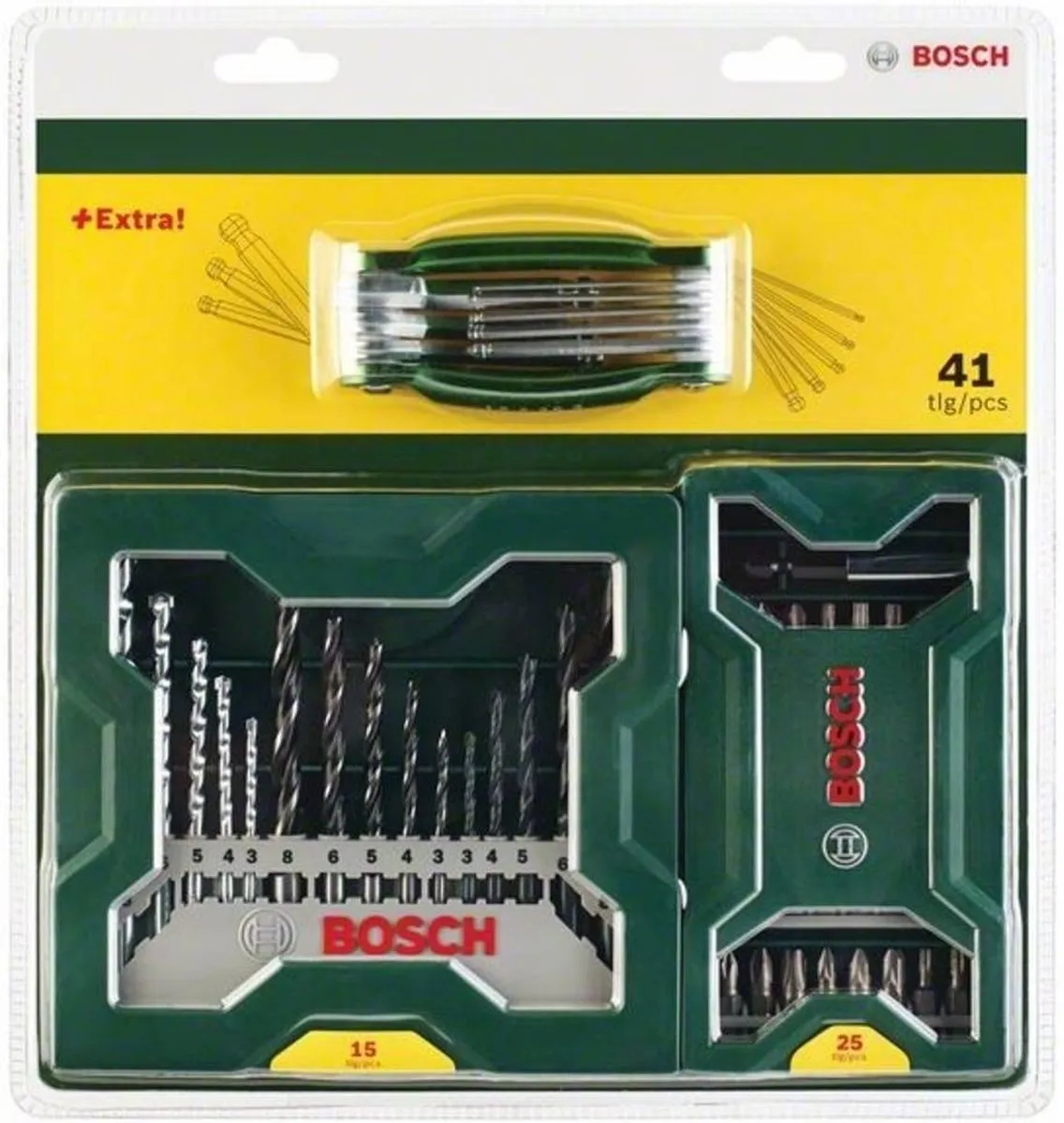 Bosch X-Line Borenset 41-delig - Hout/Metaal/Steen