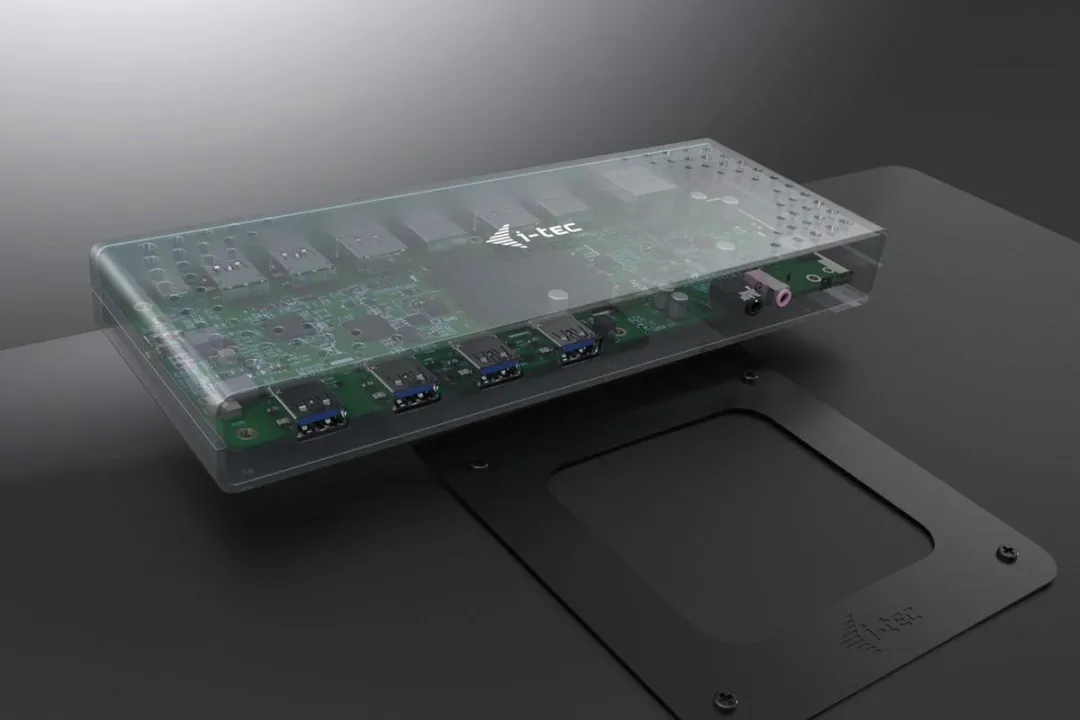 I-tec CADUAL4KDOCK Dockstation 4K - Grijs