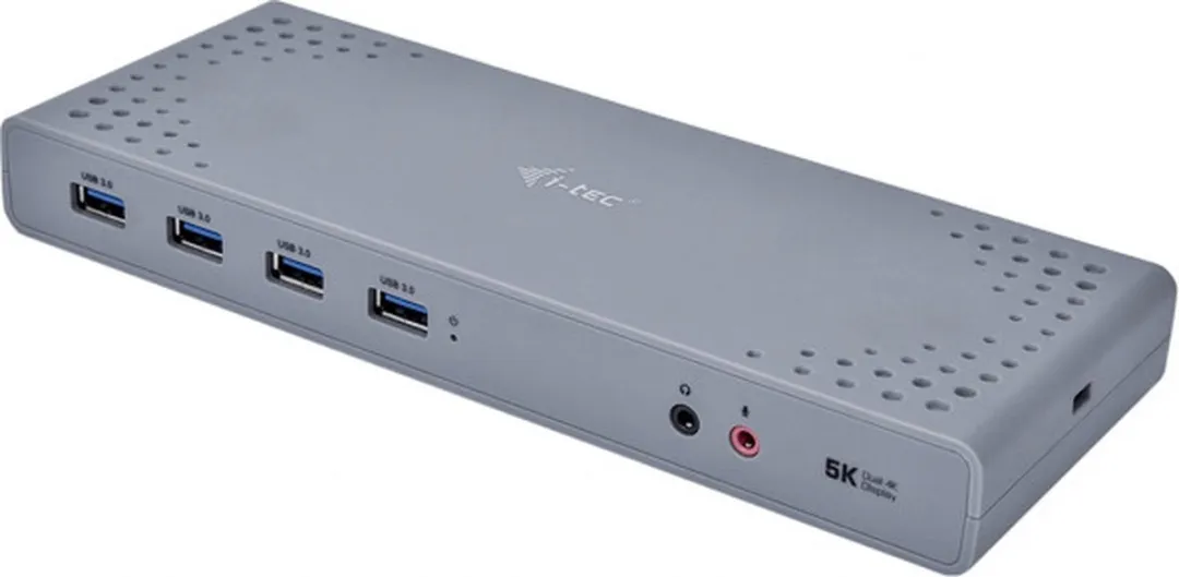 I-tec CADUAL4KDOCK Dockstation 4K - Grijs